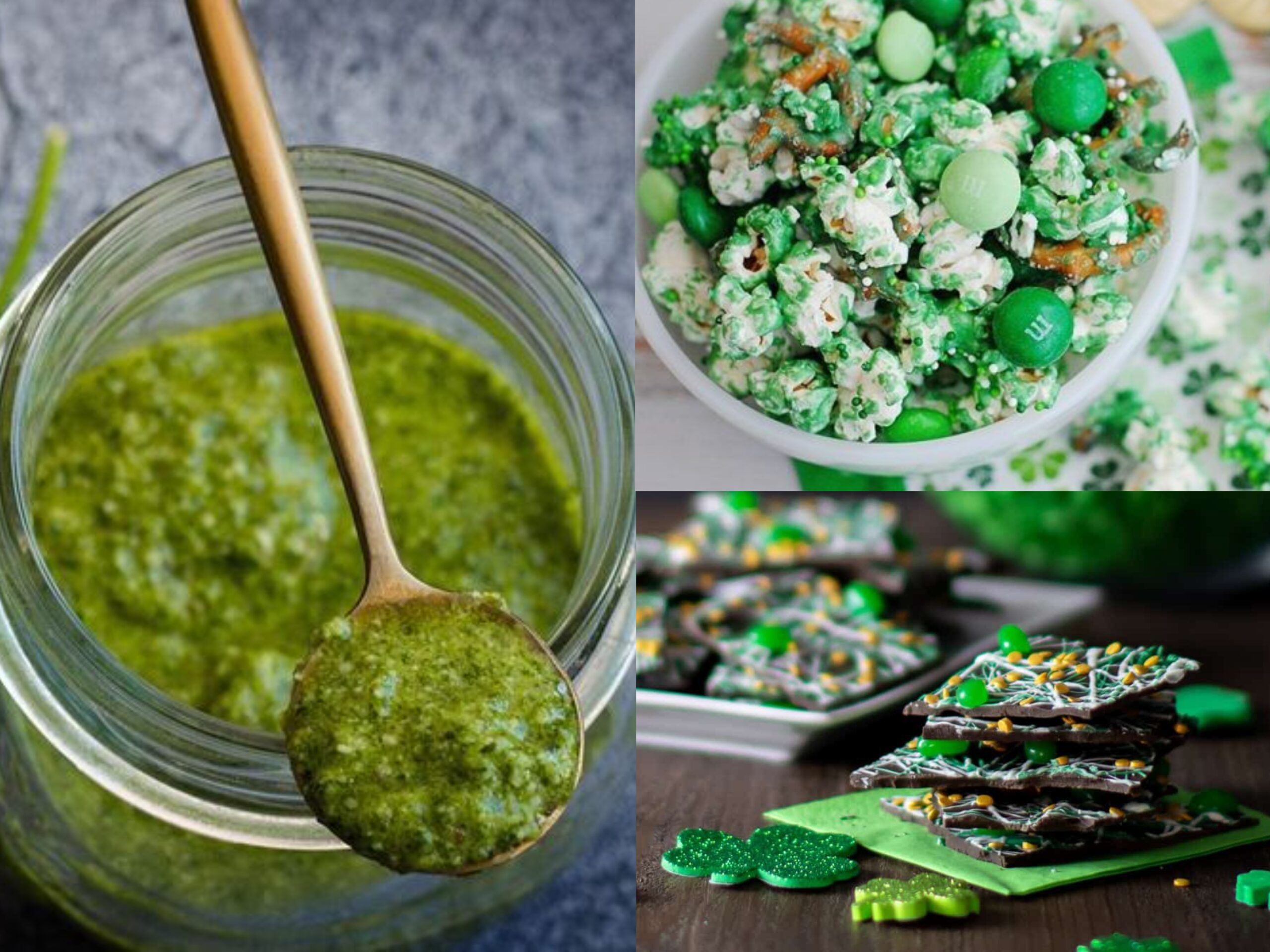 Green Food for ST Patrick's Day